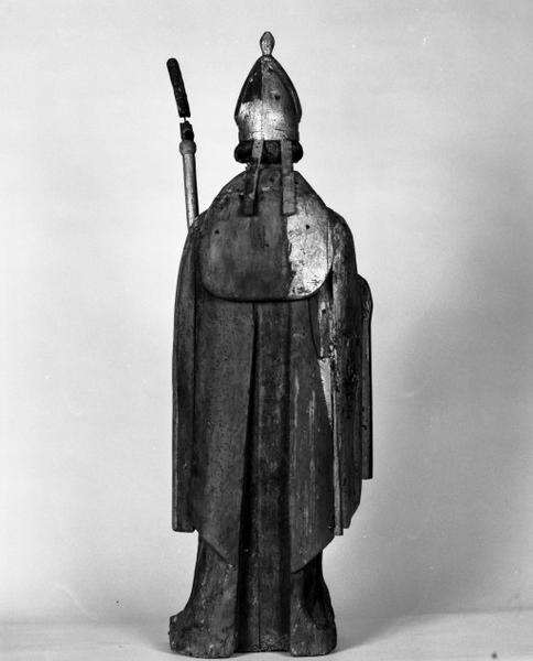 Statue (petite nature) : saint Léger (2)