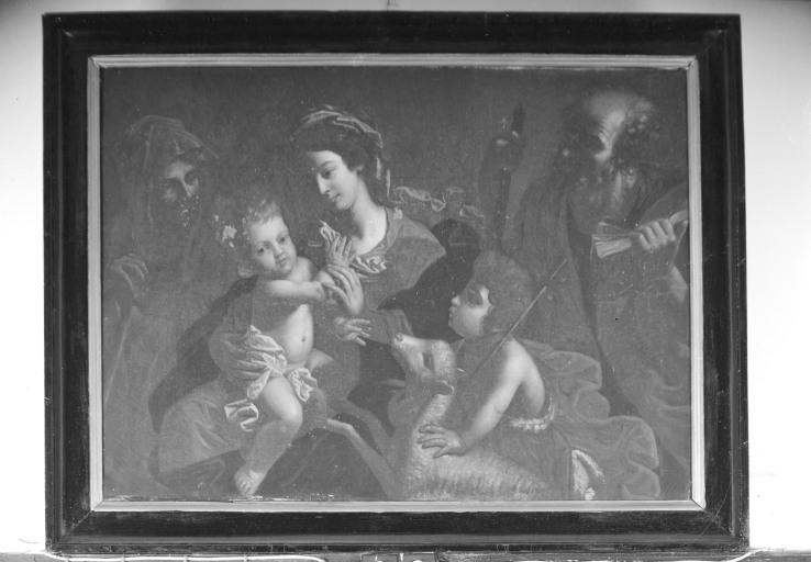 Tableau : Sainte Famille avec sainte Anne et saint Jean-Baptiste