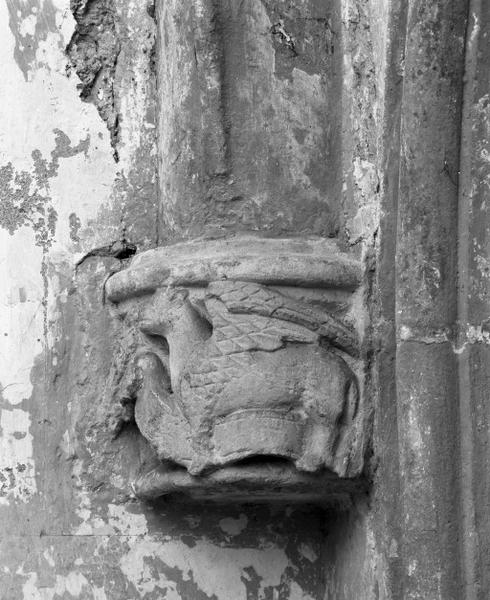 Chapelle latérale, culot antérieur gauche: boeuf de saint Luc