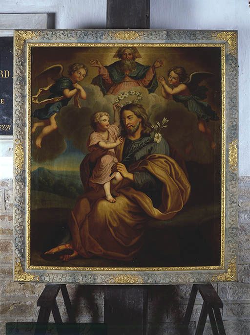 Tableau : saint Joseph et l'Enfant Jésus