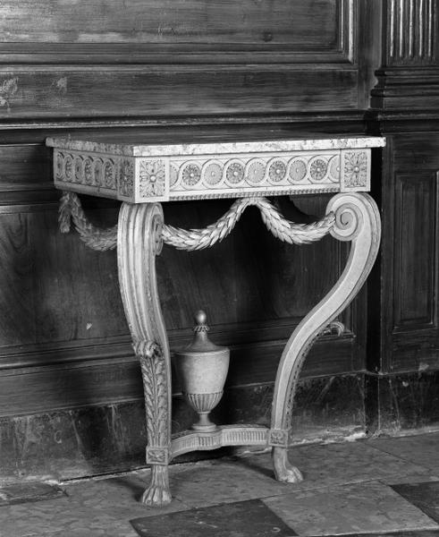 2 tables d'applique (paire), style Louis XVI