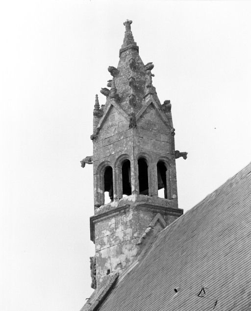Chapelle de l'ancien château : clocheton, vue du sud.