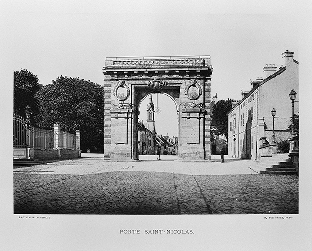 Porte Saint-Nicolas, côté ville. 1894.