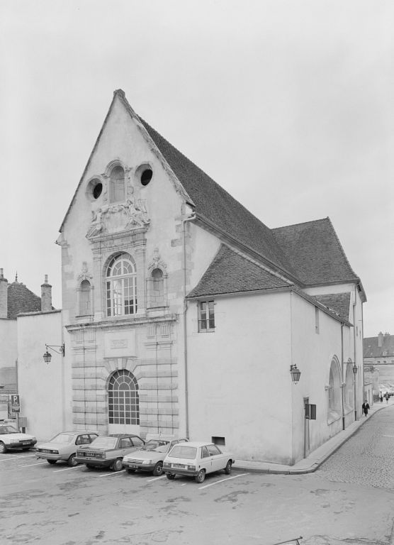 Ancienne église Saint-Etienne, élévations antérieure et droite