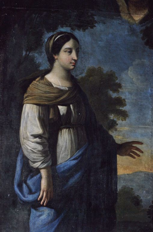 La Vierge, détail