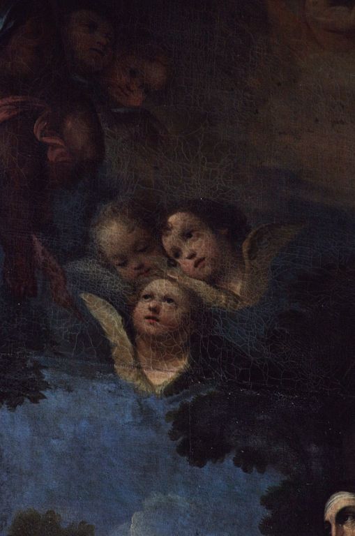Têtes d'angelots, détail