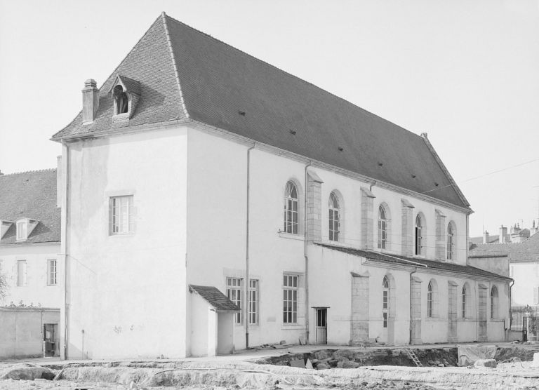 Ancienne église Saint-Etienne, élévations postérieure et gauche