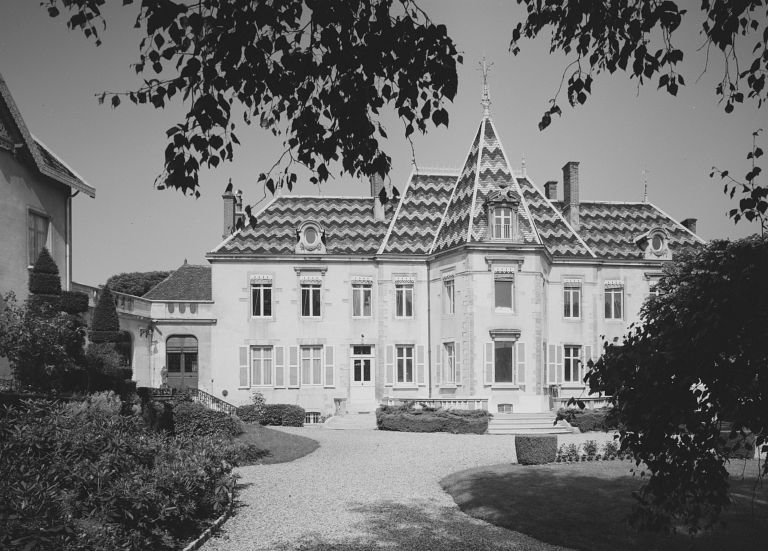 Maison Bouchard rue du château, façade sur jardin