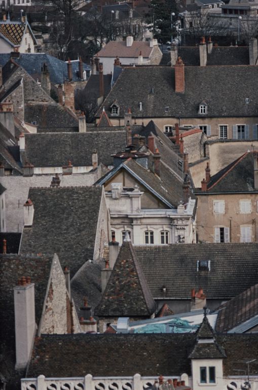 Vue prise du clocher de la collégiale Notre-Dame
