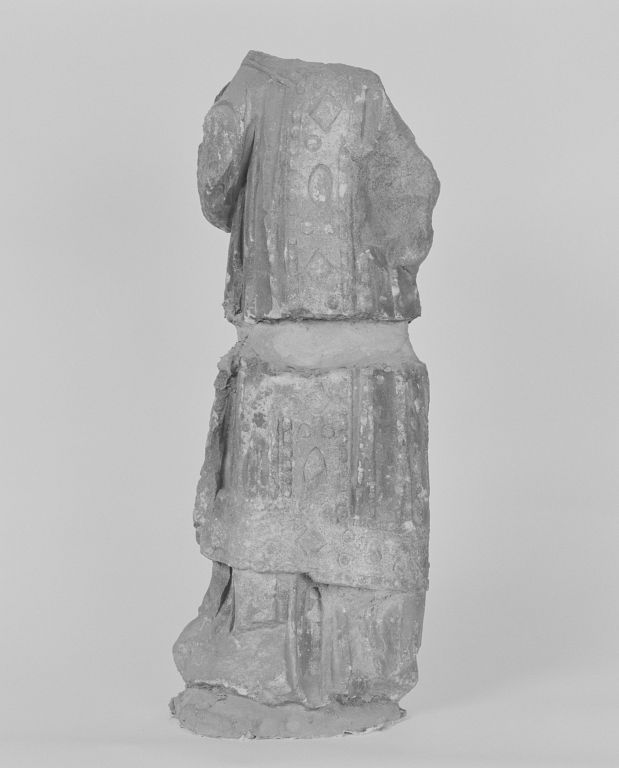 Statuette : saint diacre (INV. 44.2091), face