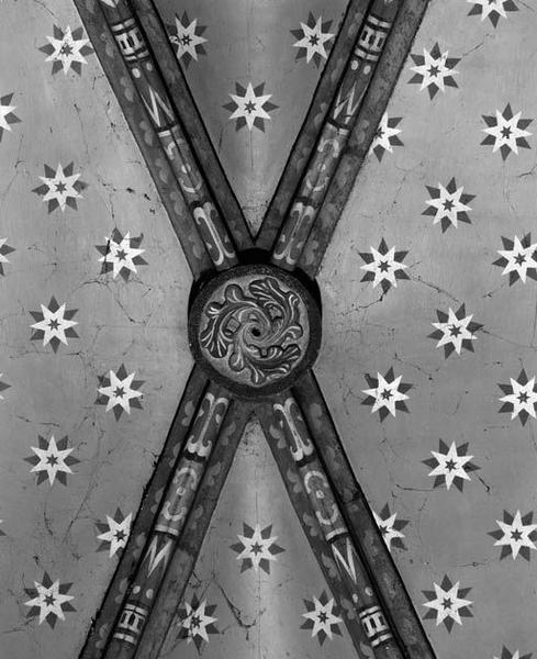 Bras gauche du transept : clef de voute