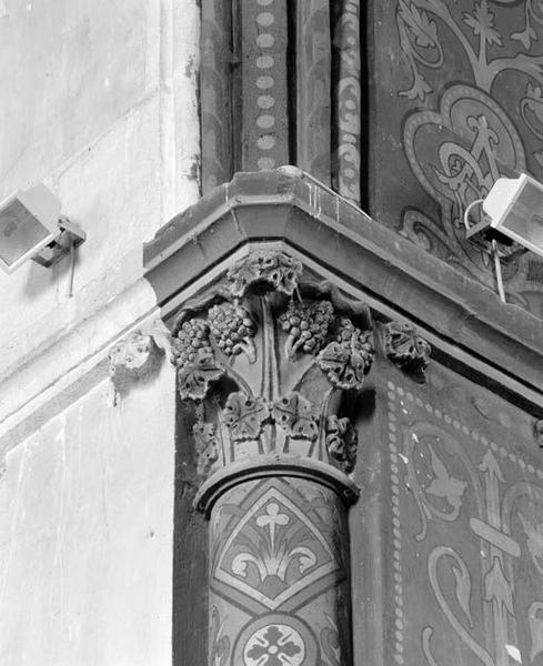 Croisée du transept : chapiteau antérieur gauche