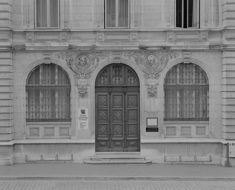 Détail du rez-de-chaussée du corps central