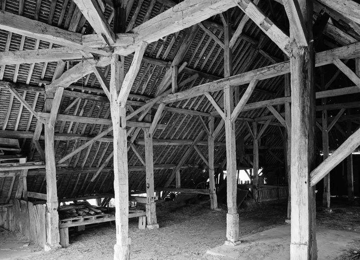 Halle, vue intérieure prise de l'angle antérieur droit.