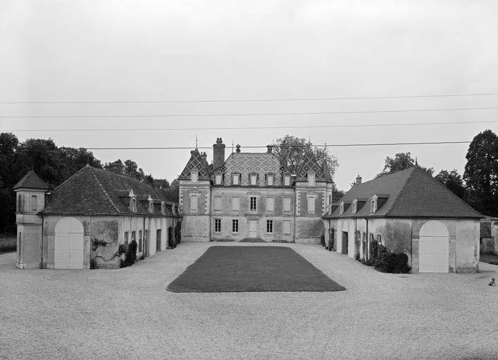 Elévation antérieure, vue axiale.