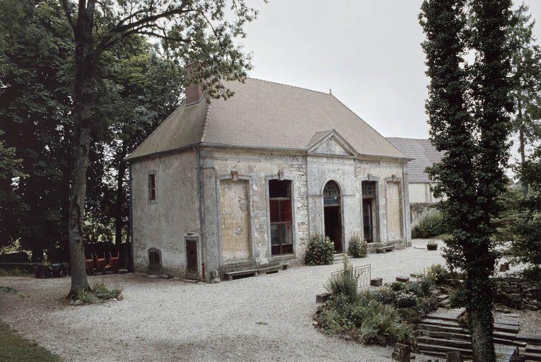 Orangerie, élévation antérieure et mur gauche