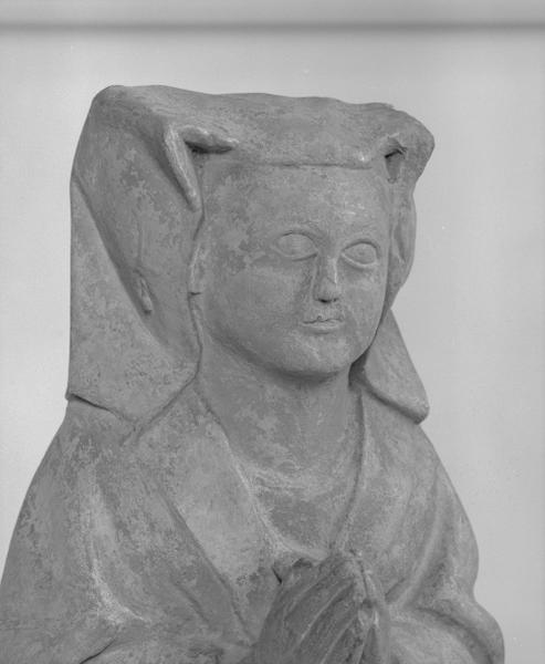 Guigone de Salins, détail du visage.
