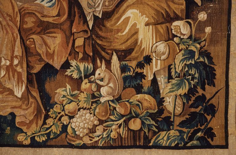 Pièce n. 1 : Ulysse reconnait Achille déguisé en femme, détail