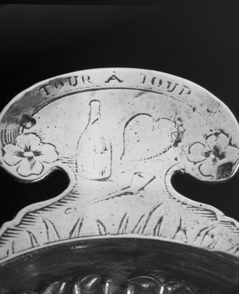 Taste-vin n° 13, détail de l'appui-pouce