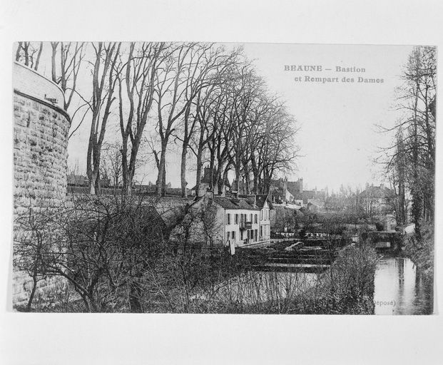 Beaune-Bastion et Rempart des Dames. S.d.