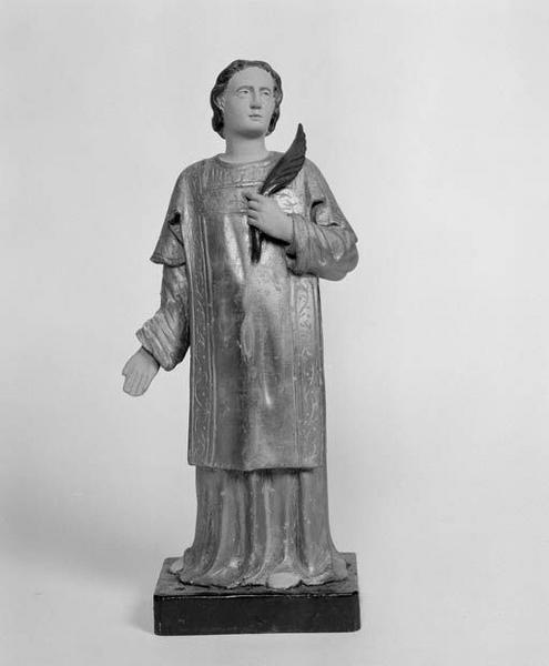 Bâton de procession (statuette) : saint Etienne (2)