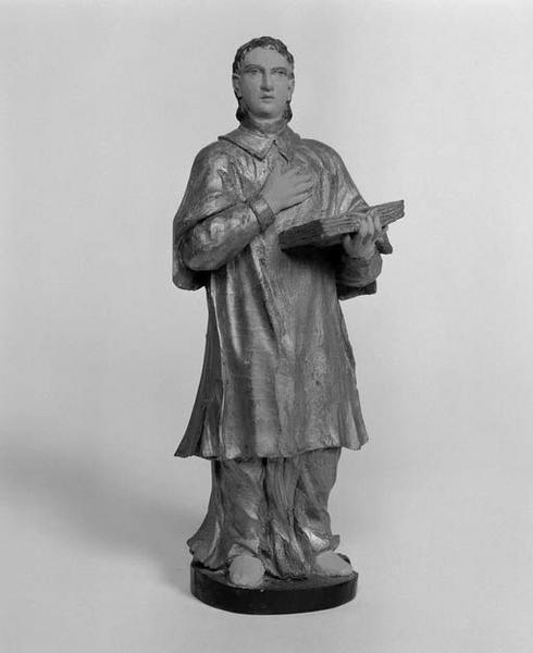 Bâton de procession (statuette) : saint Etienne (1)