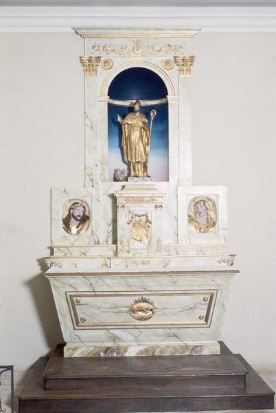 Autel, retable, tabernacle (maître-autel, autel tombeau, retable à niche)