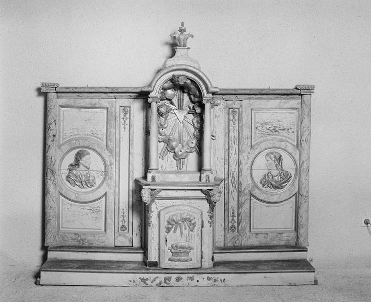 Retable, tabernacle