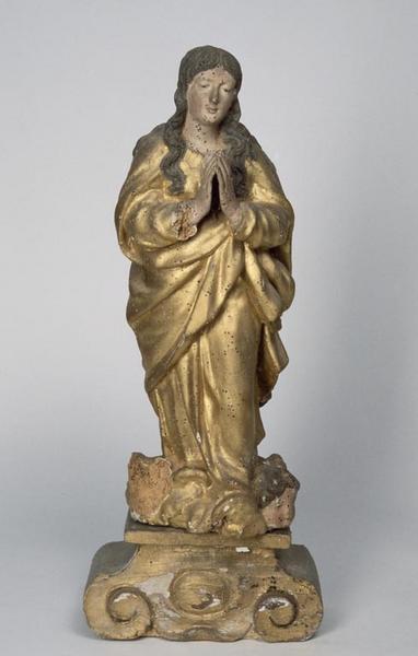 Bâton de procession (statuette) : Assomption