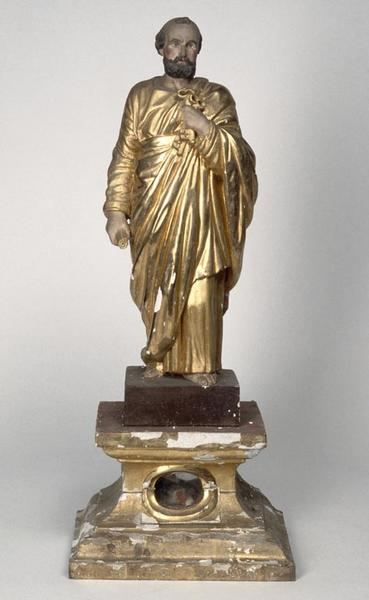 Statuette-reliquaire : saint Pierre