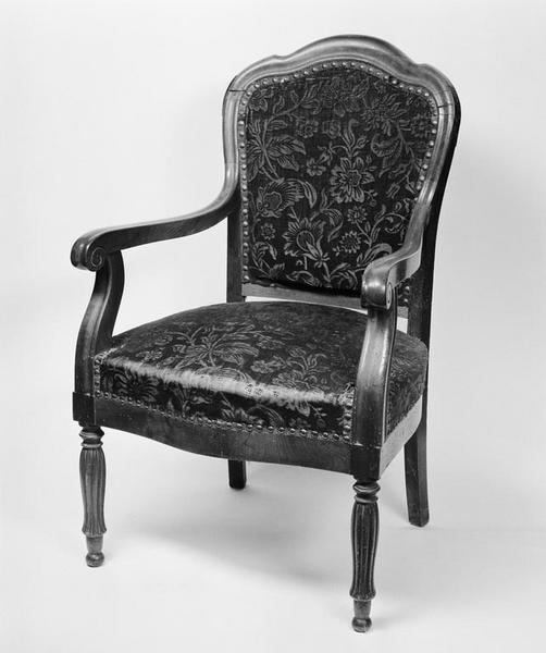 Fauteuil (2), style Louis-Philippe