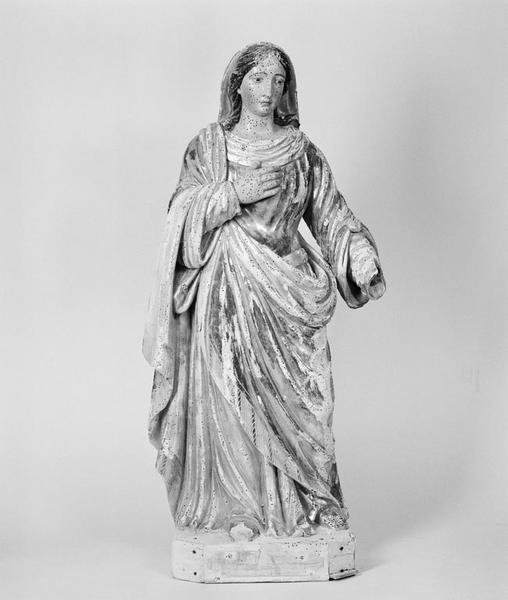 Statue (petite nature) : Vierge