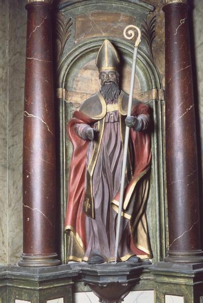 2 hauts-reliefs : saint Julien, saint Hilaire ?