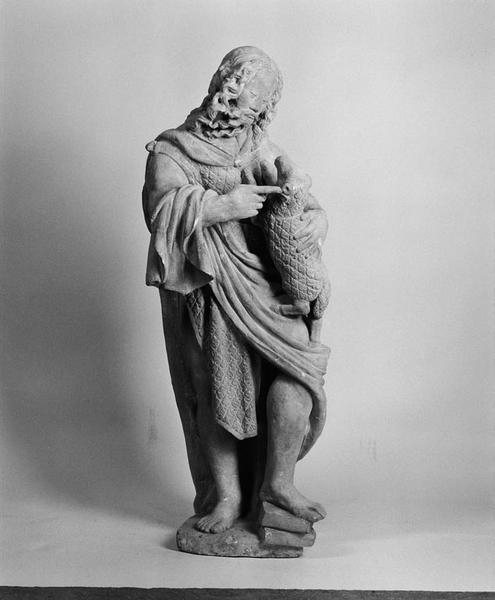 Statue (petite nature) : saint Jean-Baptiste
