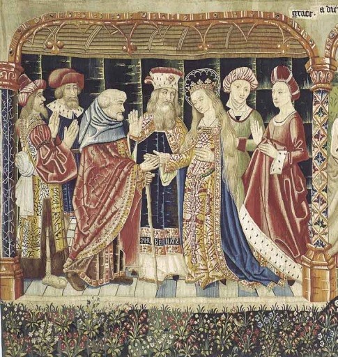2e pièce, 1ère scène : Le Mariage de la Vierge