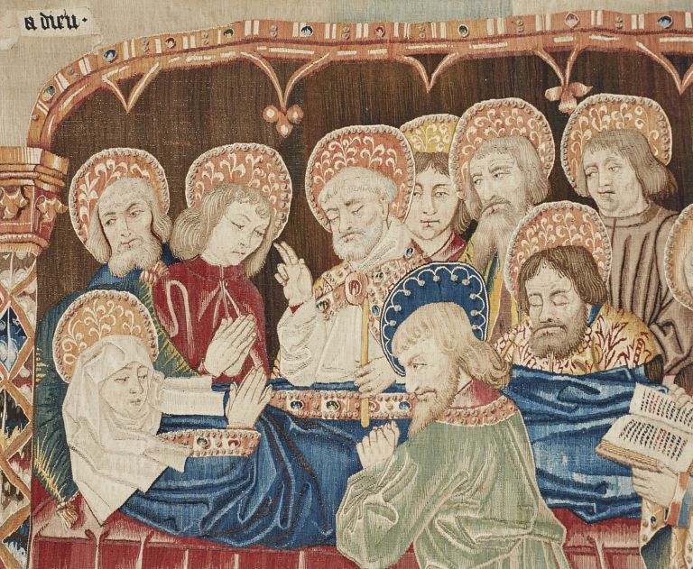 5e pièce, 2e scène : La Dormition de la Vierge, détail