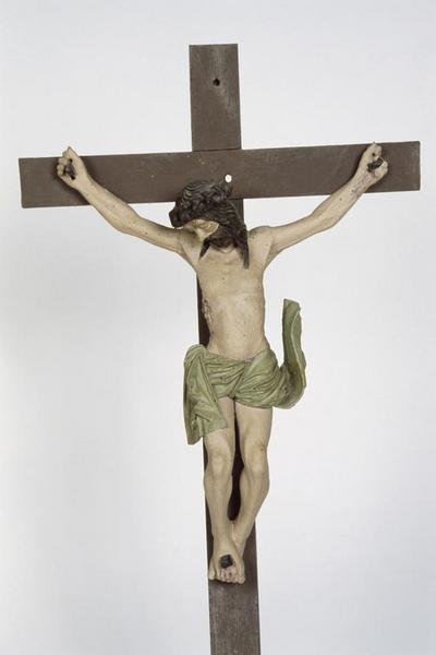 Statue, croix (statuette) : Christ en croix