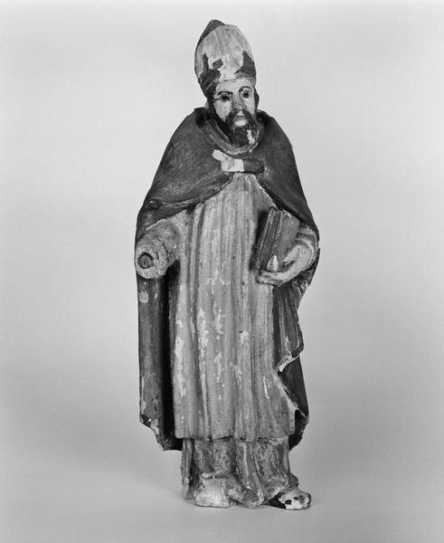 Bâton de procession (statuette) : saint Léger