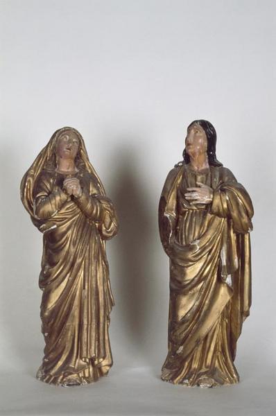 Calvaire (statuette, en pendant) : Vierge et saint Jean du calvaire