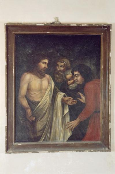 Tableau : l'incrédulité de saint Thomas