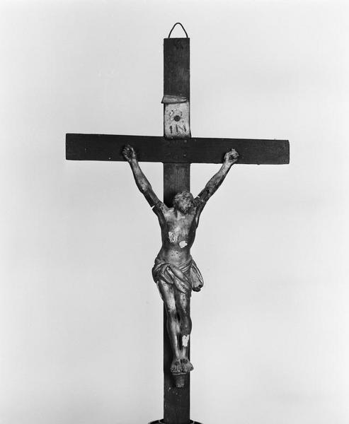 Statue, croix (statuette) : Christ en croix (3)