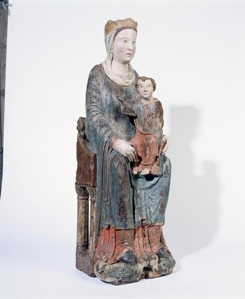 Statue : Vierge à l'Enfant assise dite Notre-Dame de Plantenay