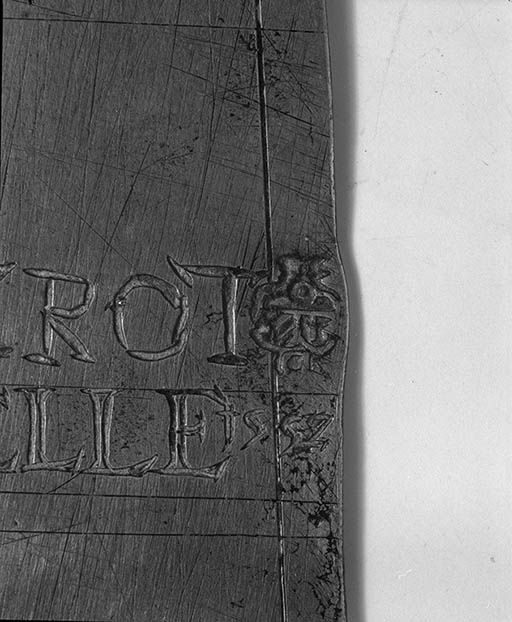Détail : poinçon de Guillaume Corderot.