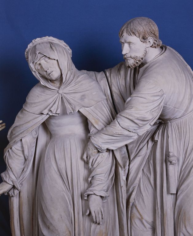 La Vierge et saint Jean, vue à mi-corps