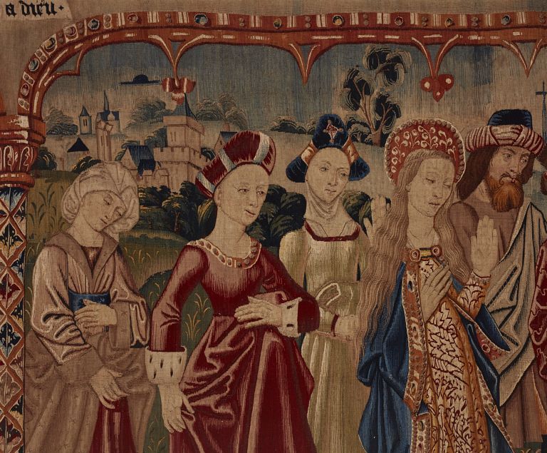 2e pièce, 2e scène : La Vierge se rend chez son époux, détail