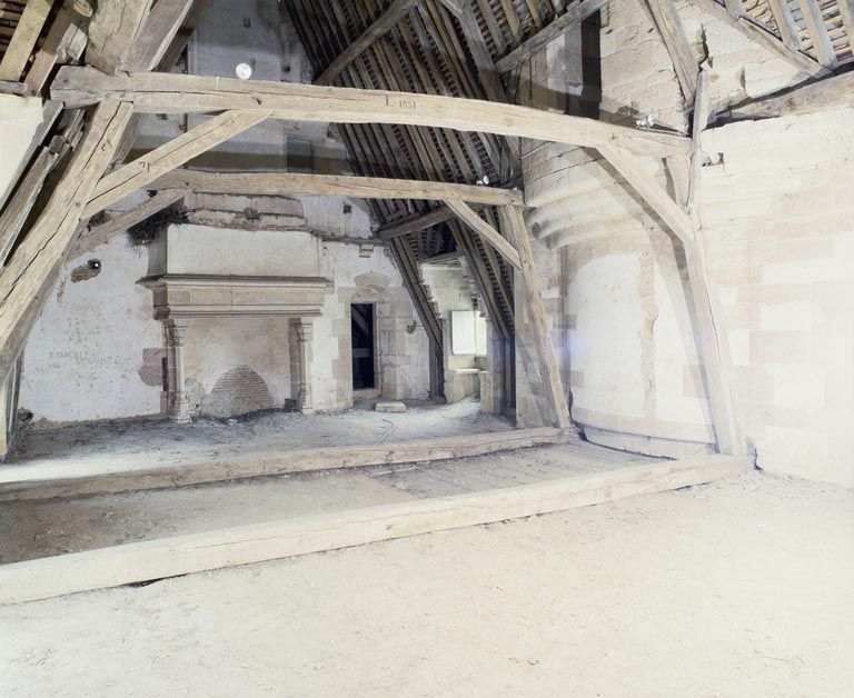 Logis principal, partie sud du comble.