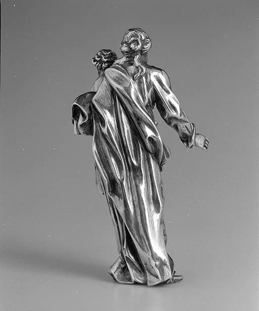 Détail : statuette, revers. - (c) Région Bourgogne - Inventaire général