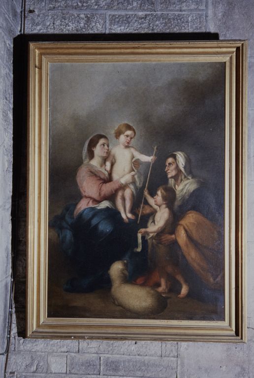 Tableau : Vierge à l'Enfant, sainte Anne et saint Jean-Baptiste