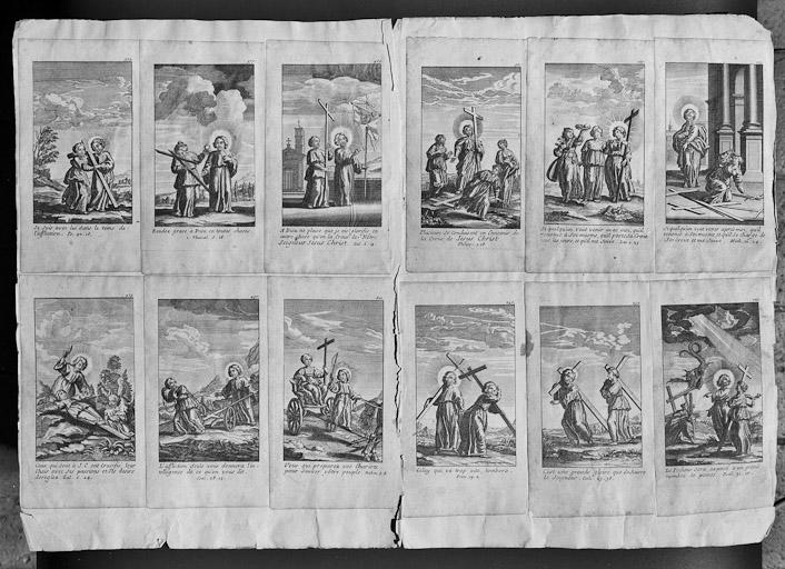 12 illustrations allégoriques.