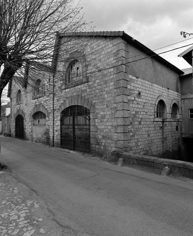 Grande fenderie et petite forge, vue prise du sud-ouest.